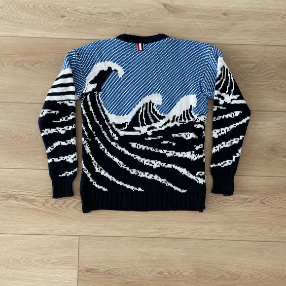 Thom Browne Graphic Shark Sweater - Picture 3 of 6